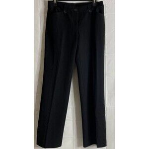 Jones New York Pants Womens 4 Black Slacks Stretch Work Buisness Casual